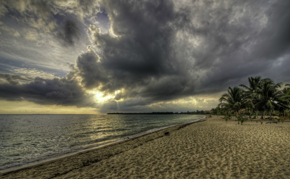 beach at 250m